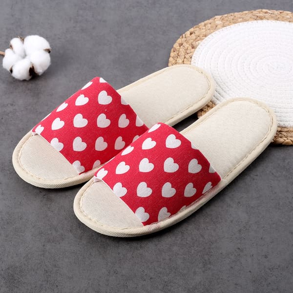red home slipper for men women