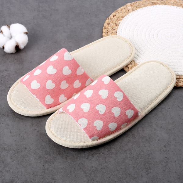 pink home slipper for men women
